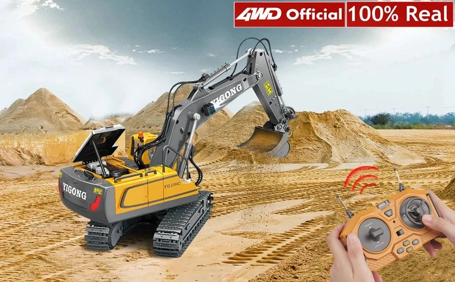 Remote Control Excavator childdren Kids Gifts
