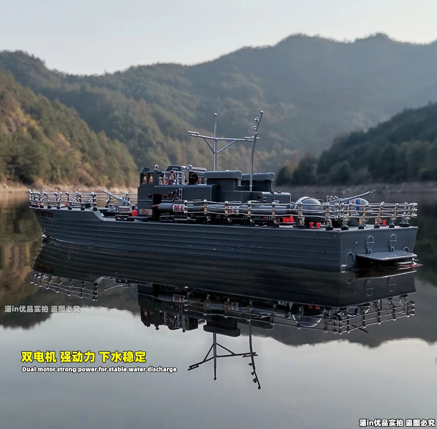 Electric Speedboat Military Toy Model Torpedo Ship