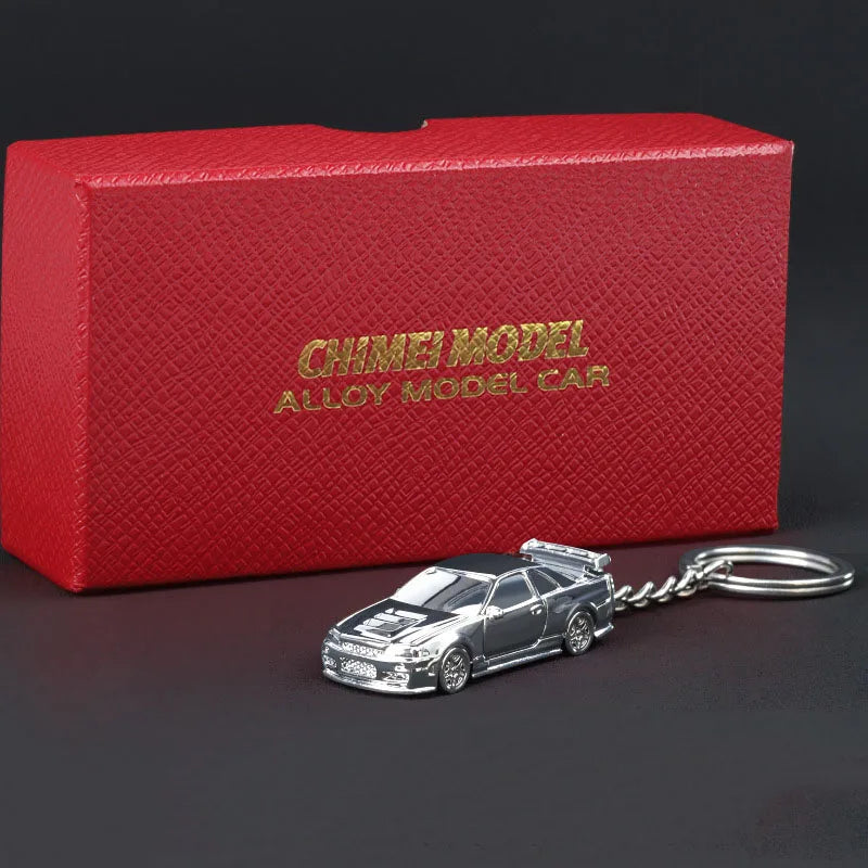 Diecast Keyring Electroplating Painting Keychains Boys Gifts Friends