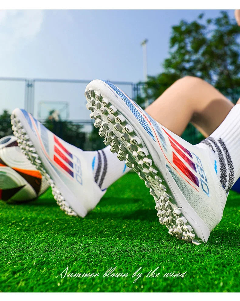Men Football Boots TF/FG Society Original Indoor Low Cut Professional Soccer Shoes Unisex Football Shoes Ultralight Sport Wear