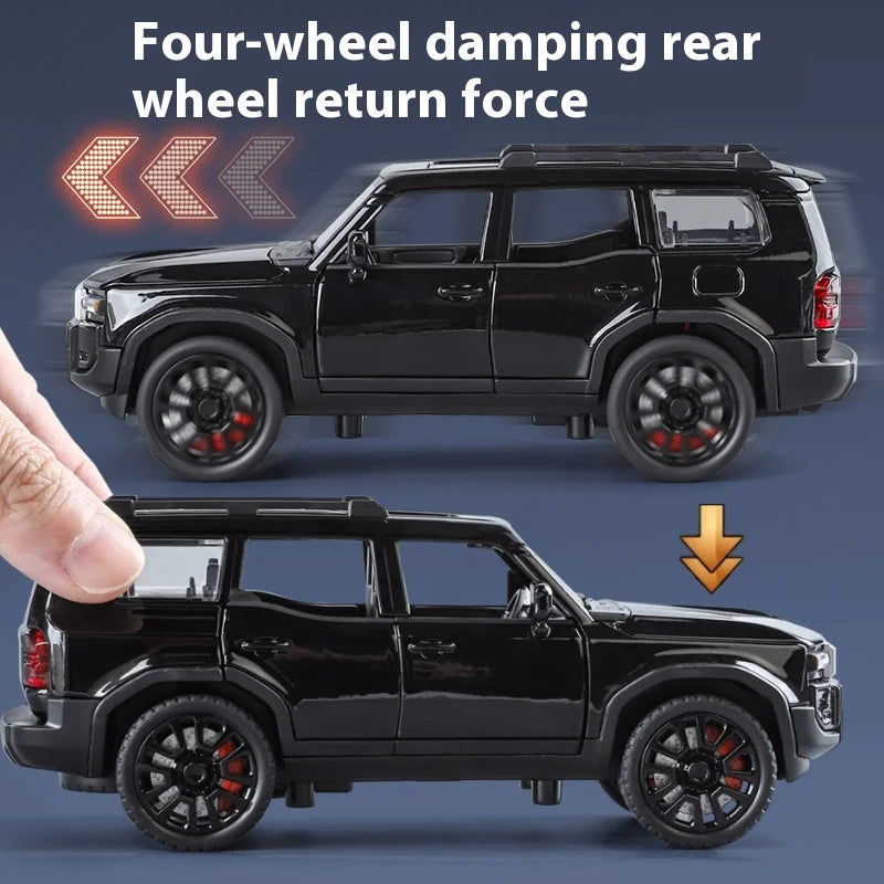 TOYOTA PRADO Diecast Model Collectibles Decorative Gift Boy