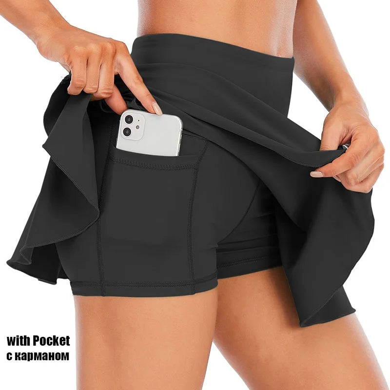 Tennis Skirts Women Golf Fitness Running Short Sport