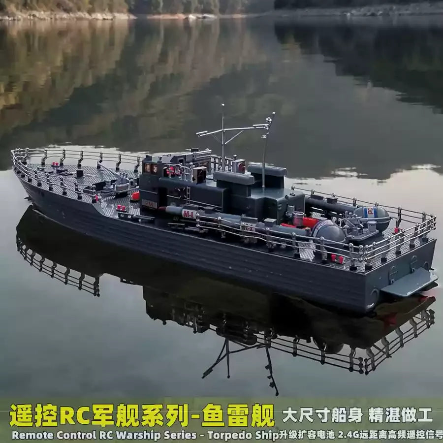 Electric Speedboat Military Toy Model Torpedo Ship