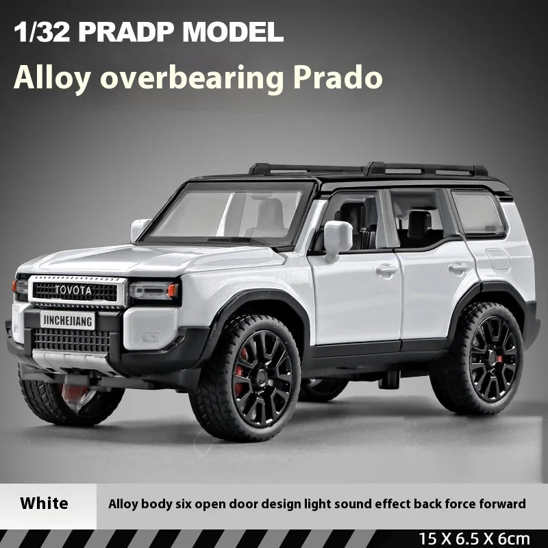 TOYOTA PRADO Diecast Model Collectibles Decorative Gift Boy