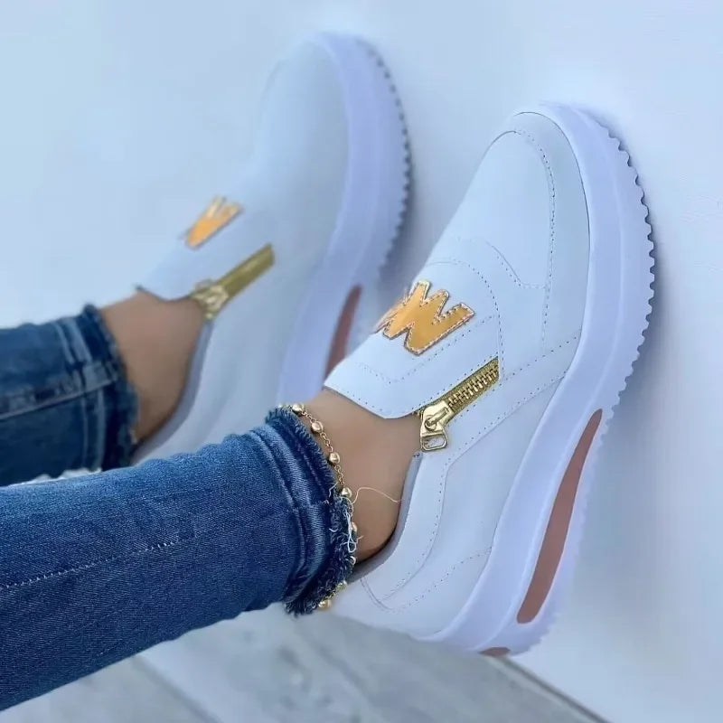 Women Platform Casual Slip Tennis Sneaker woman