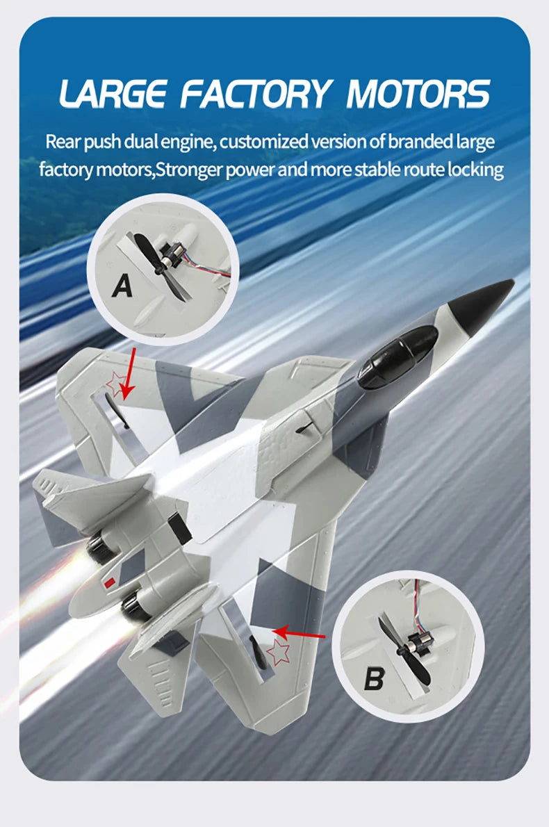 Remote Control Fighter Plane Glider Airplane Boys Toys