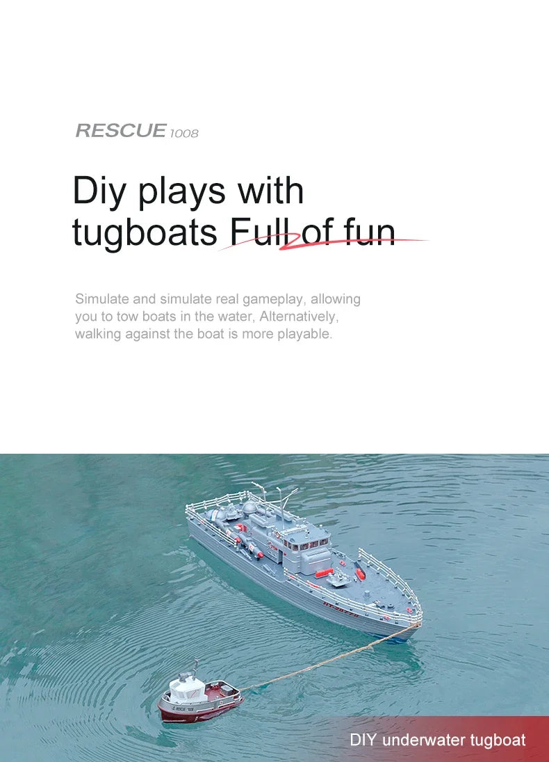 Remote Control Ship Electric Watercraft Model kid Gift