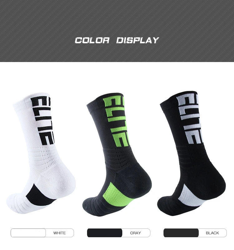 Cotton Basketball Towel Bottom Socks Stocking