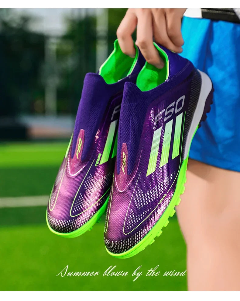 Men Football Boots TF/FG Society Original Indoor Low Cut Professional Soccer Shoes Unisex Football Shoes Ultralight Sport Wear
