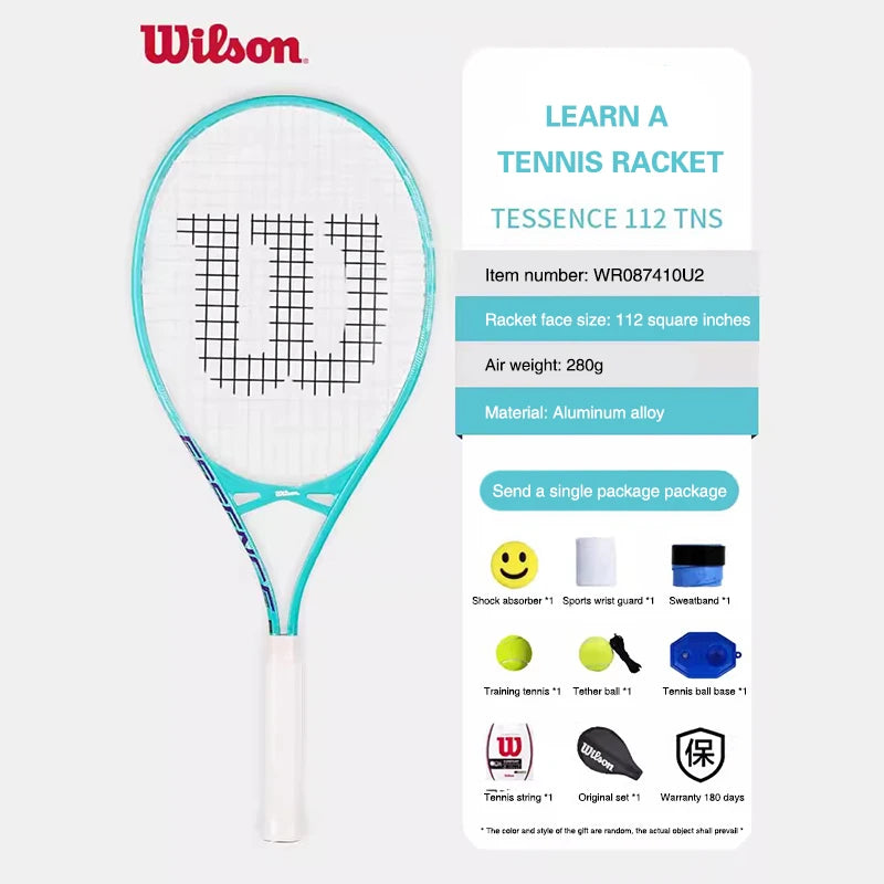 Wilson Professional Adults Beginner Carbon Elastic Tennis Racket