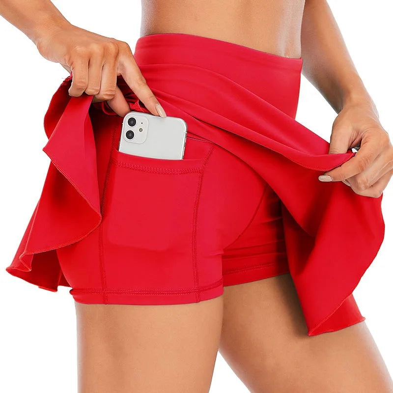 Tennis Skirts Women Golf Fitness Running Short Sport