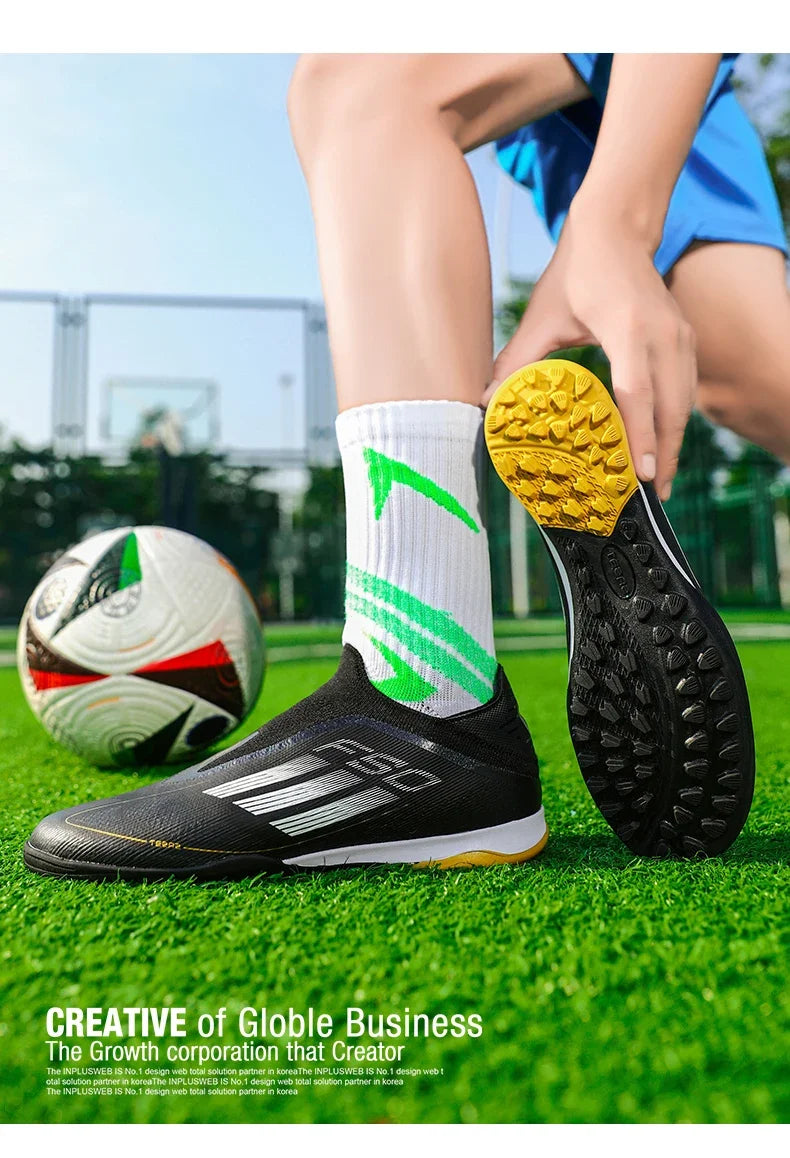 Men Football Boots TF/FG Society Original Indoor Low Cut Professional Soccer Shoes Unisex Football Shoes Ultralight Sport Wear