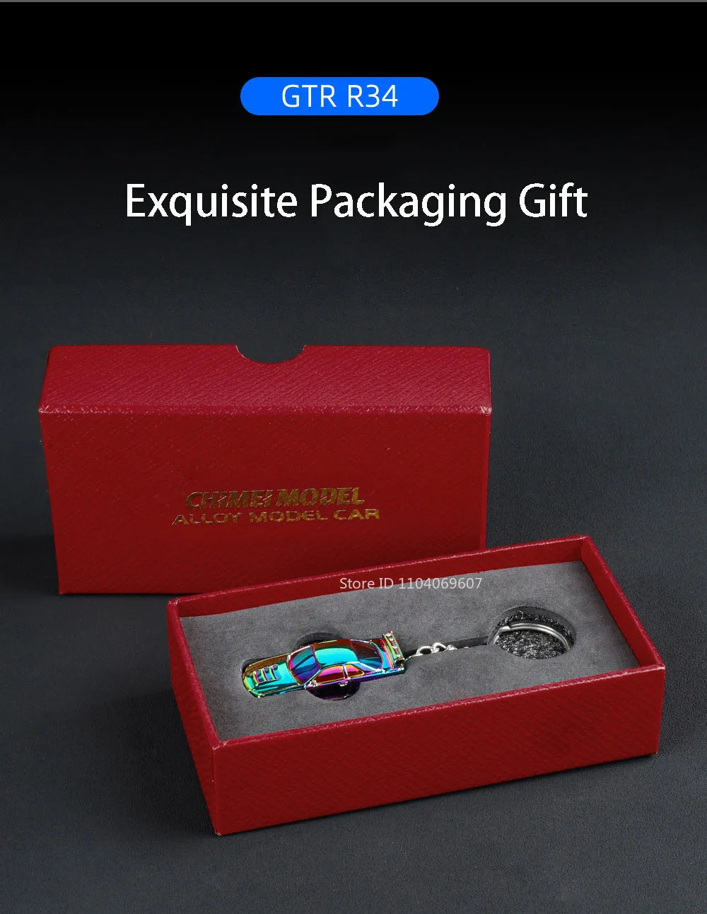 Diecast Keyring Electroplating Painting Keychains Boys Gifts Friends