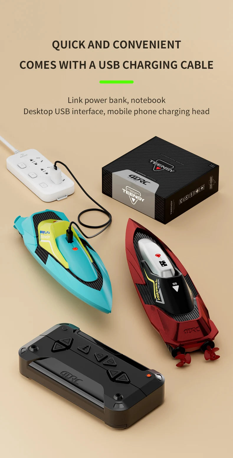 remote Racing Speedboat Summer Water Pool Toy