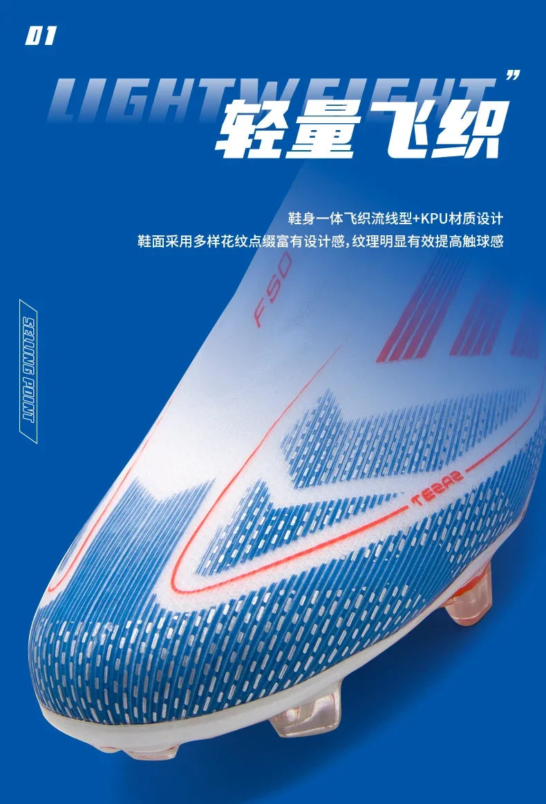 Men Football Boots TF/FG Society Original Indoor Low Cut Professional Soccer Shoes Unisex Football Shoes Ultralight Sport Wear