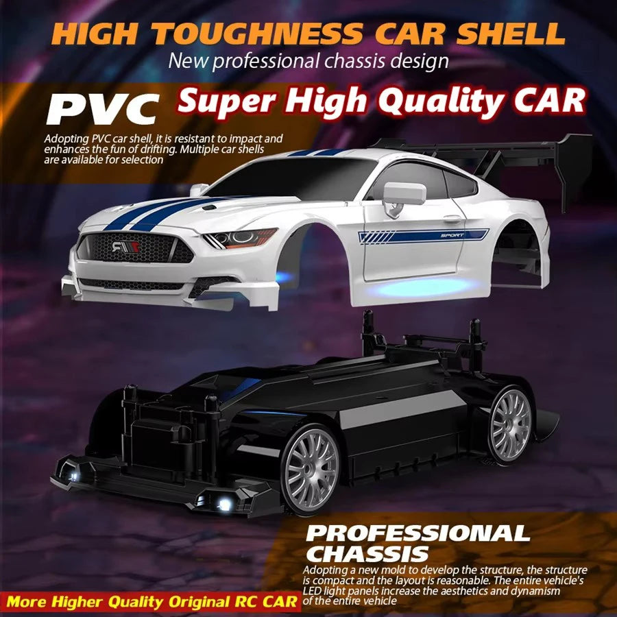 Mustang Remote Control Racing Car Replaceable Tire