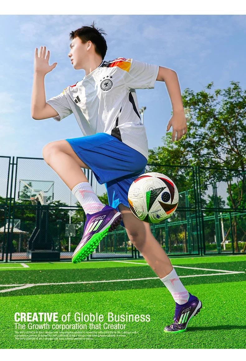 Men Football Boots TF/FG Society Original Indoor Low Cut Professional Soccer Shoes Unisex Football Shoes Ultralight Sport Wear