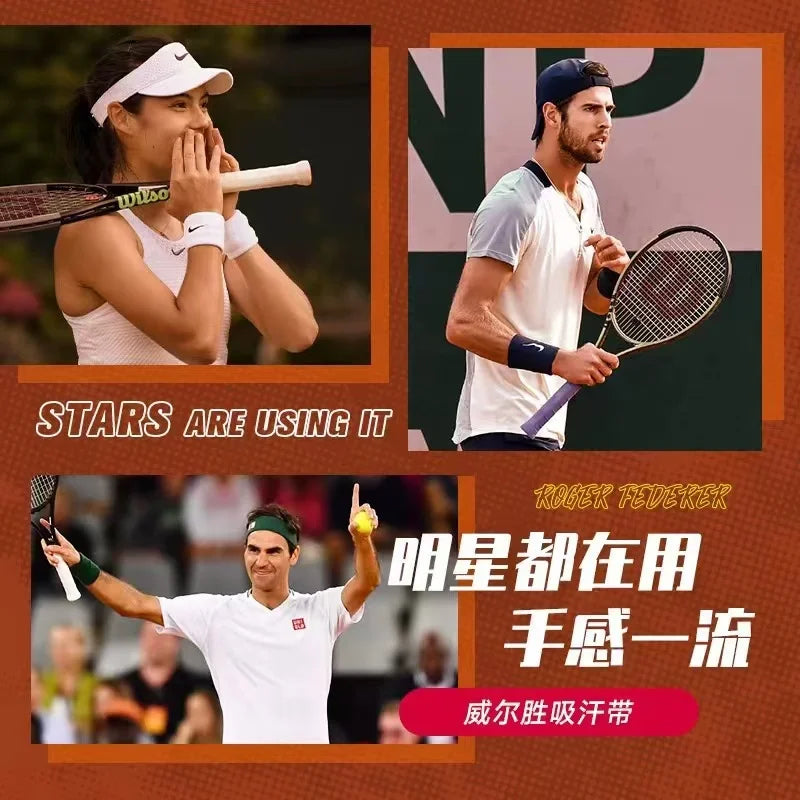 Wilson Tennis Padel Racket Sweatband Badminton Accessories