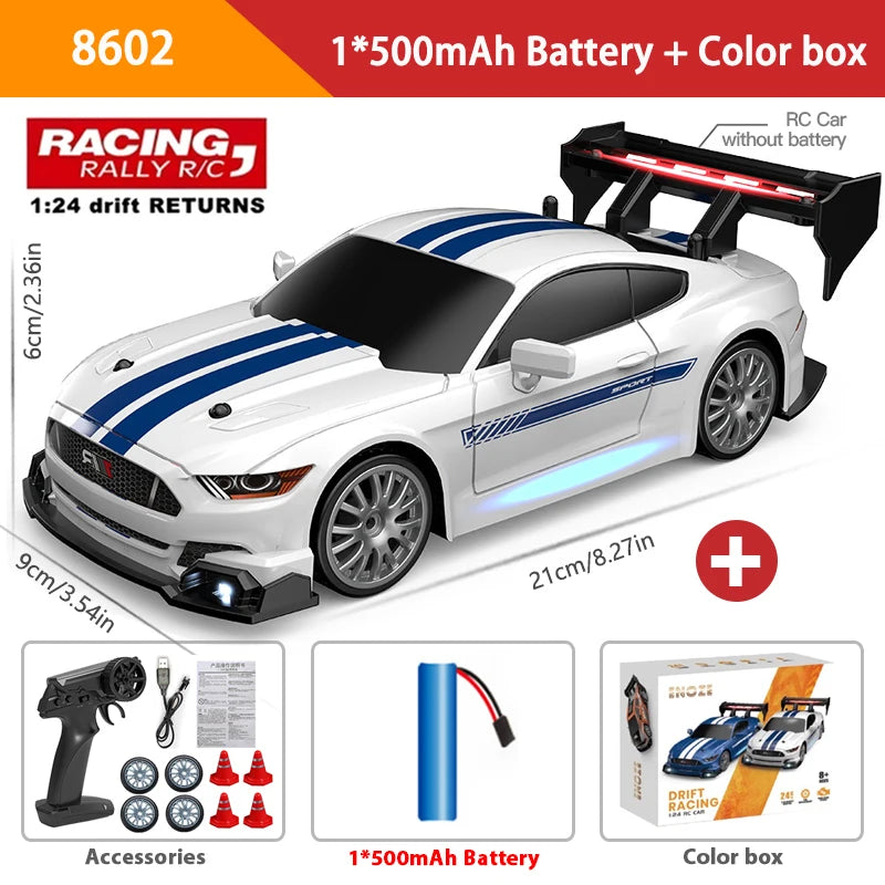Mustang Remote Control Racing Car Replaceable Tire