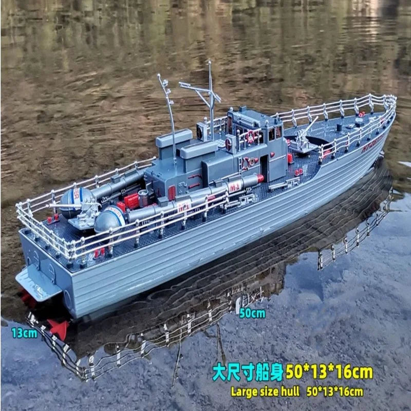 Electric Speedboat Military Toy Model Torpedo Ship