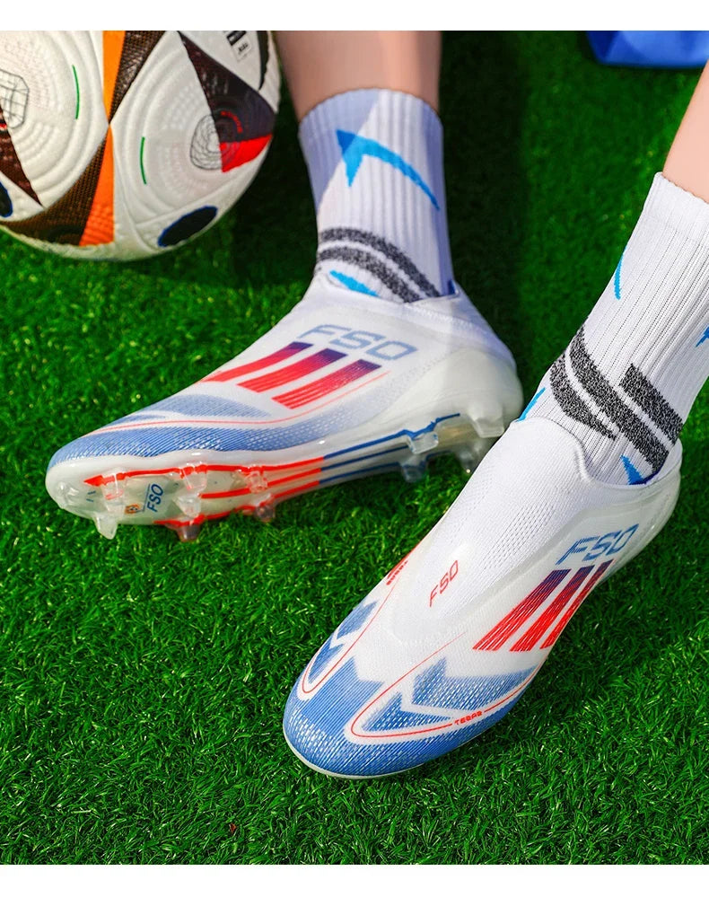 Men Football Boots TF/FG Society Original Indoor Low Cut Professional Soccer Shoes Unisex Football Shoes Ultralight Sport Wear