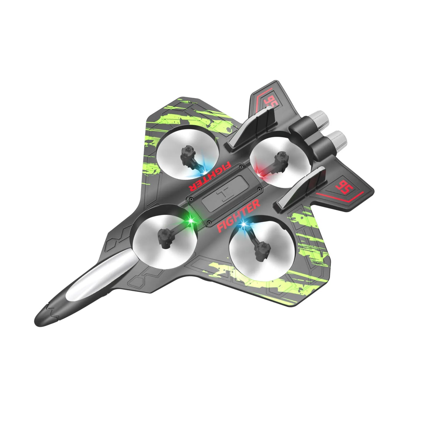 Remote Control Foam Fighter Airplane Toy With Light