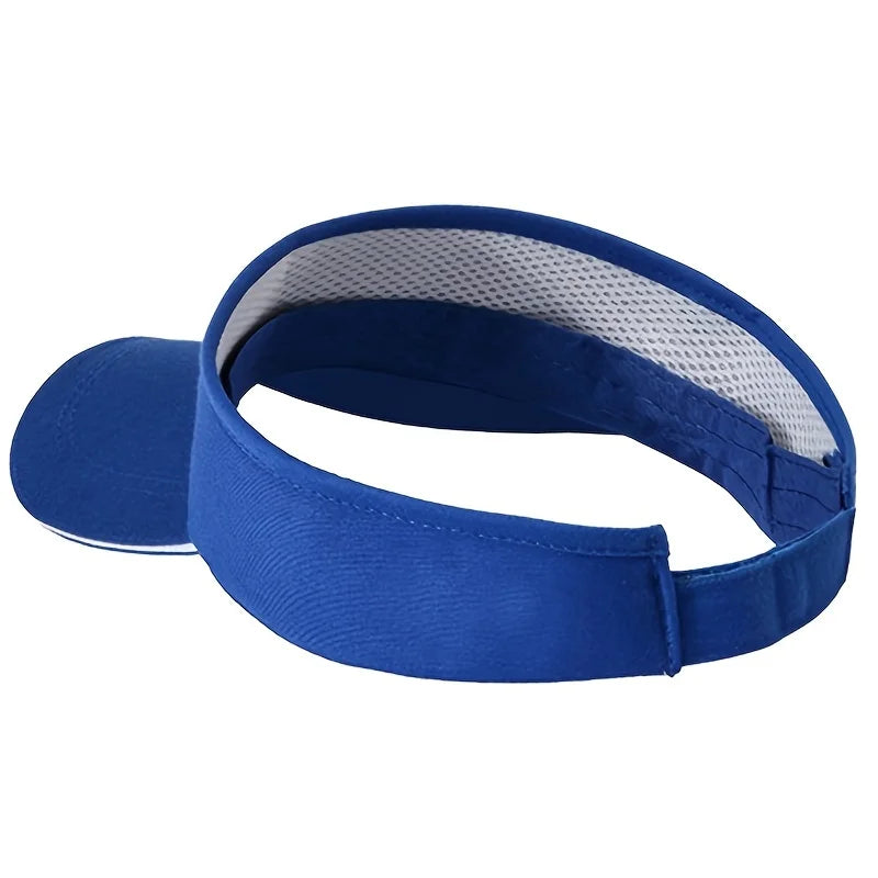 Universal Solid Color Sun Visor Golf Tennis