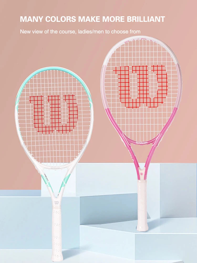 Wilson Professional Adults Beginner Carbon Elastic Tennis Racket