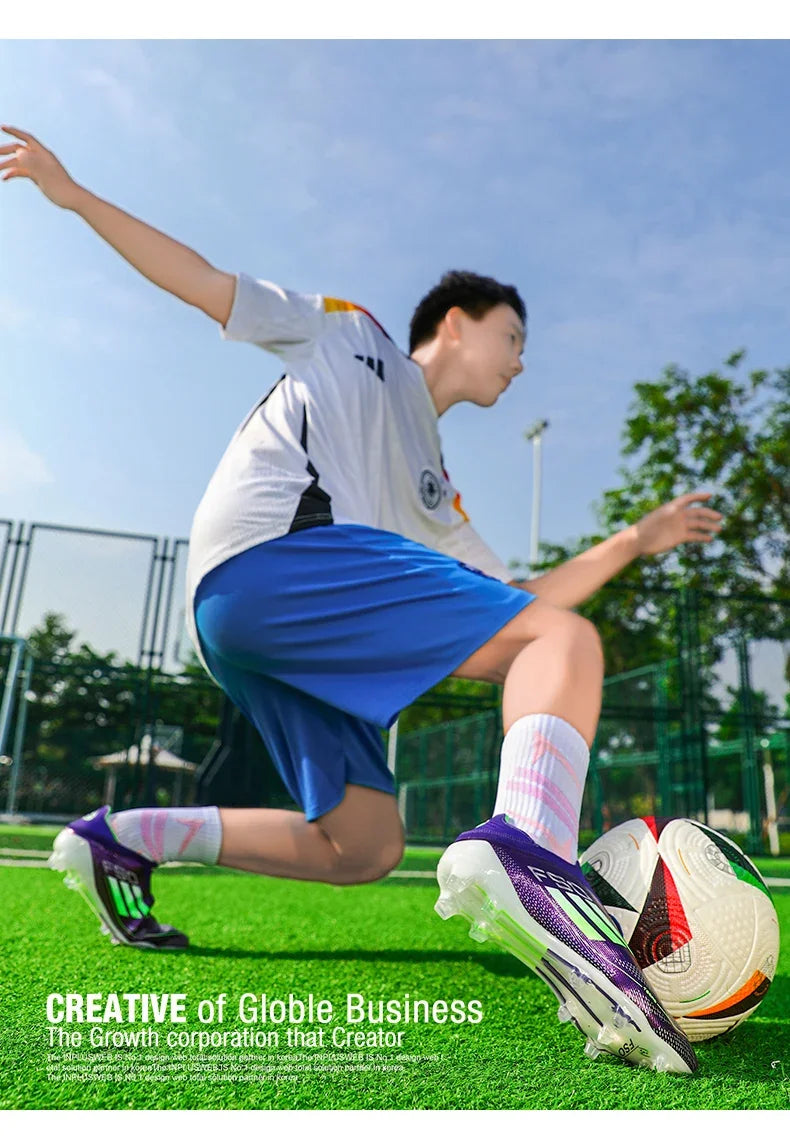 Men Football Boots TF/FG Society Original Indoor Low Cut Professional Soccer Shoes Unisex Football Shoes Ultralight Sport Wear