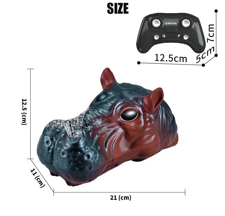 Remote Control Hippopotamus Outdoor Children Toys Kids Gifts