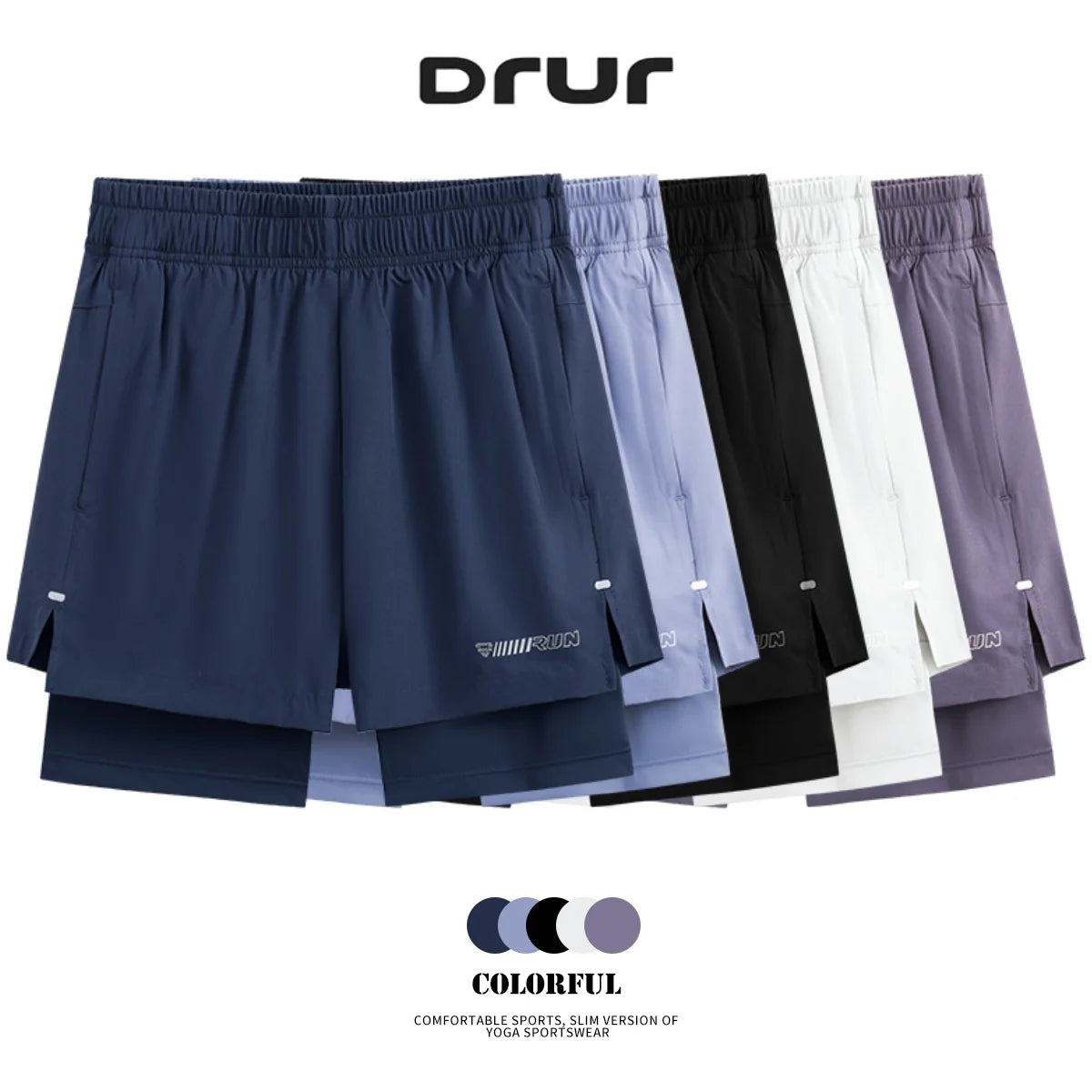 Women Running Shorts High Waist Quick Dry Gym