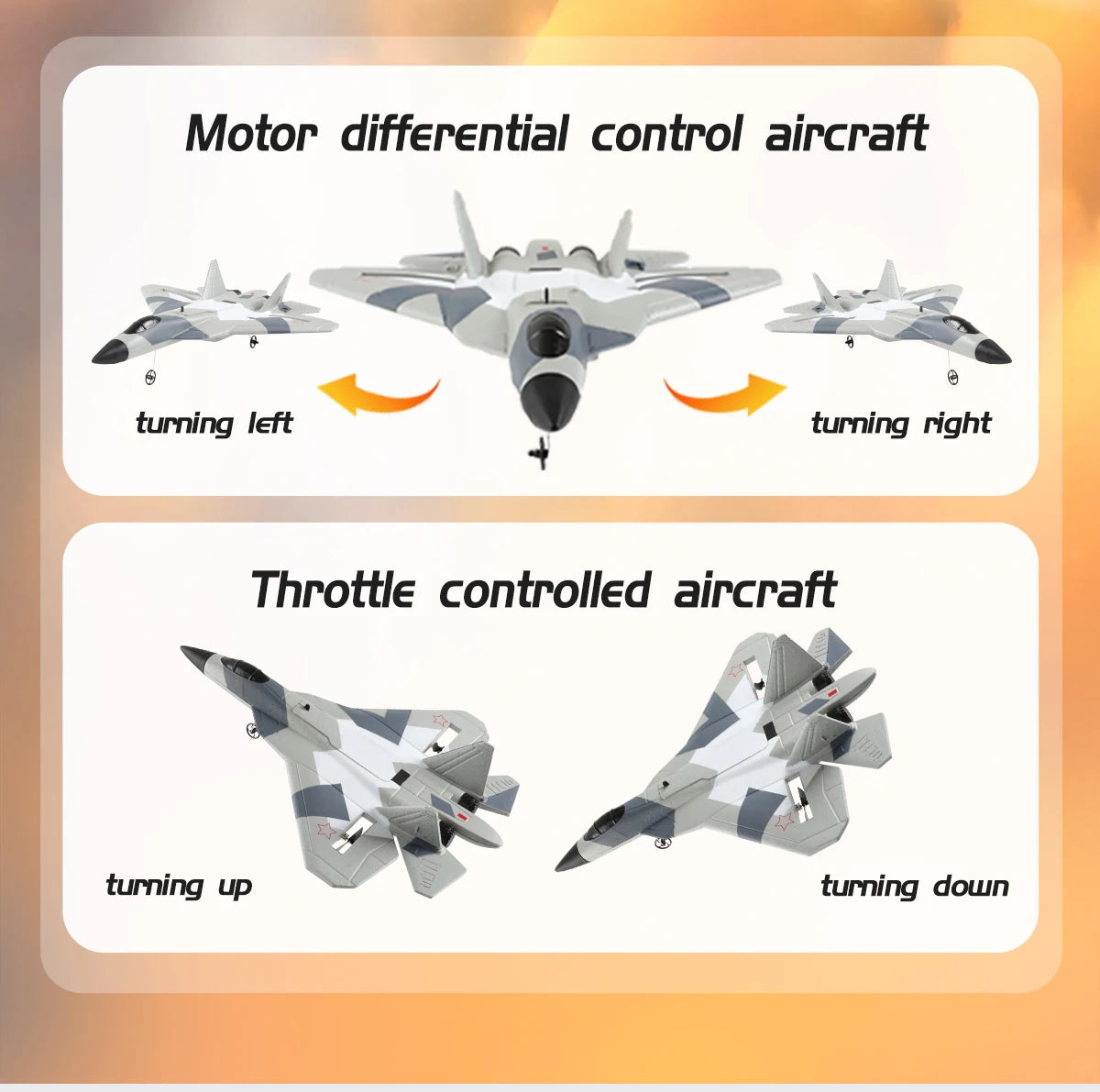 Remote Control Fighter Plane Glider Airplane Boys Toys