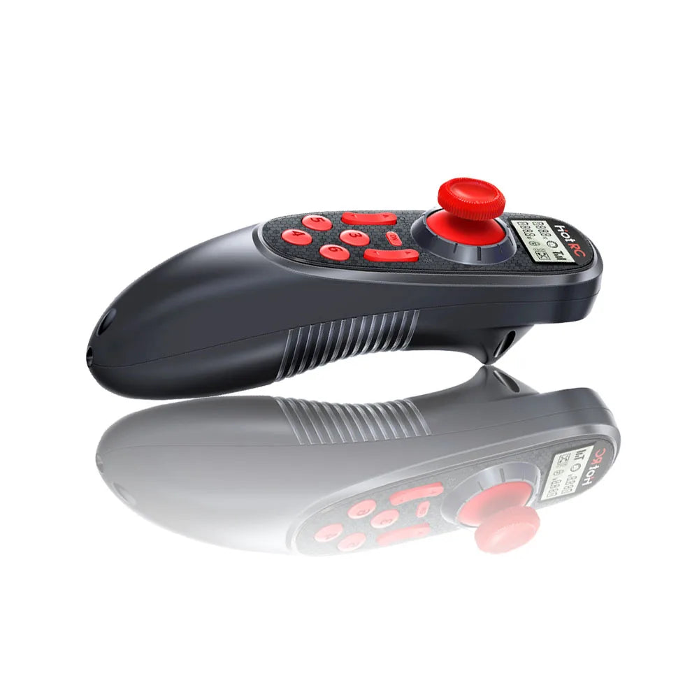 HOTRC DS-600 6CH 2.4GHz Radio System Transmitter Remote Controller with F-06A Channel Receiver for RC Boat