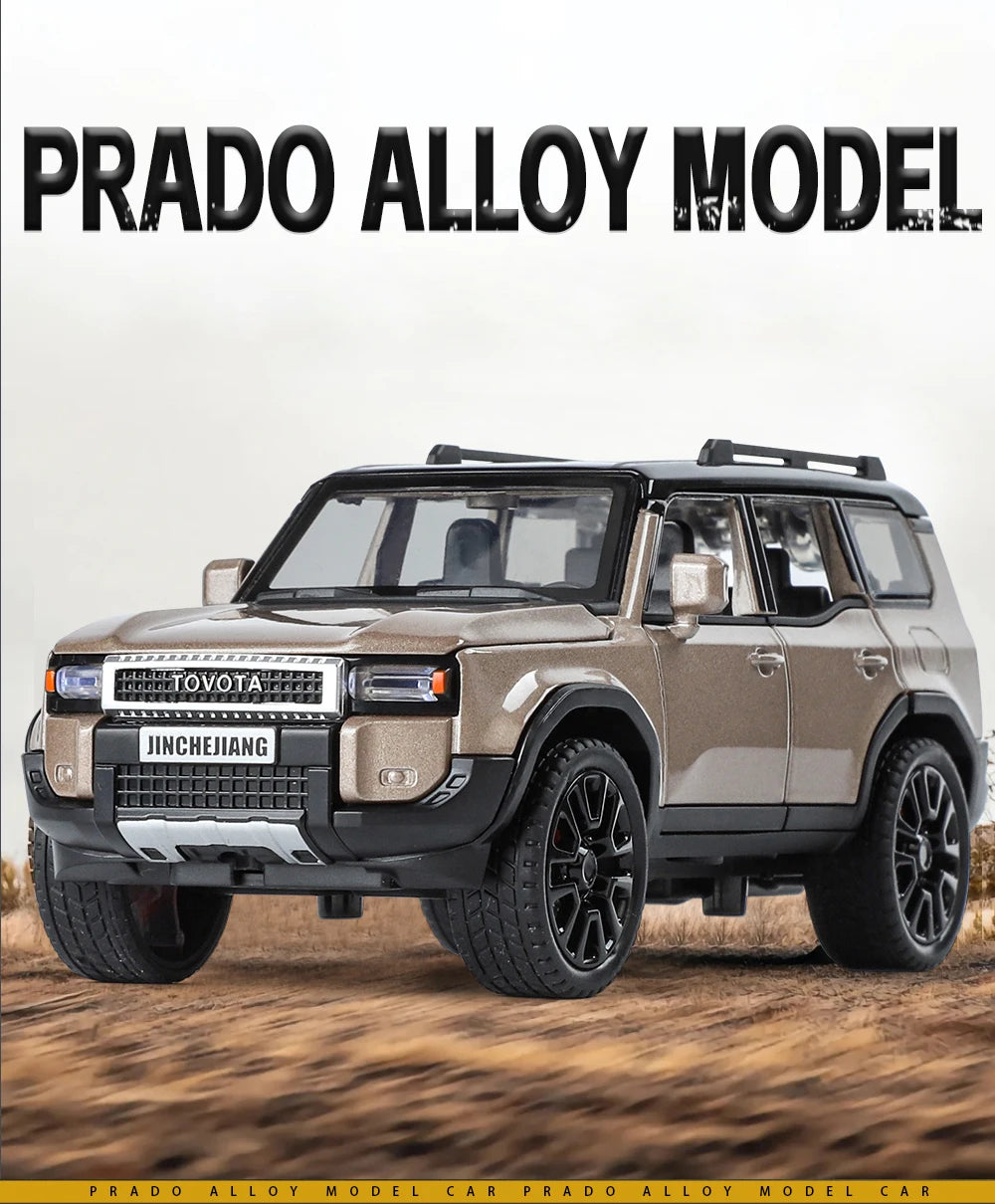 TOYOTA PRADO Diecast Model Collectibles Decorative Gift Boy
