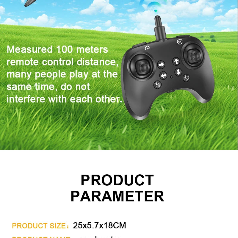 Remote Control Foam Fighter Airplane Toy With Light