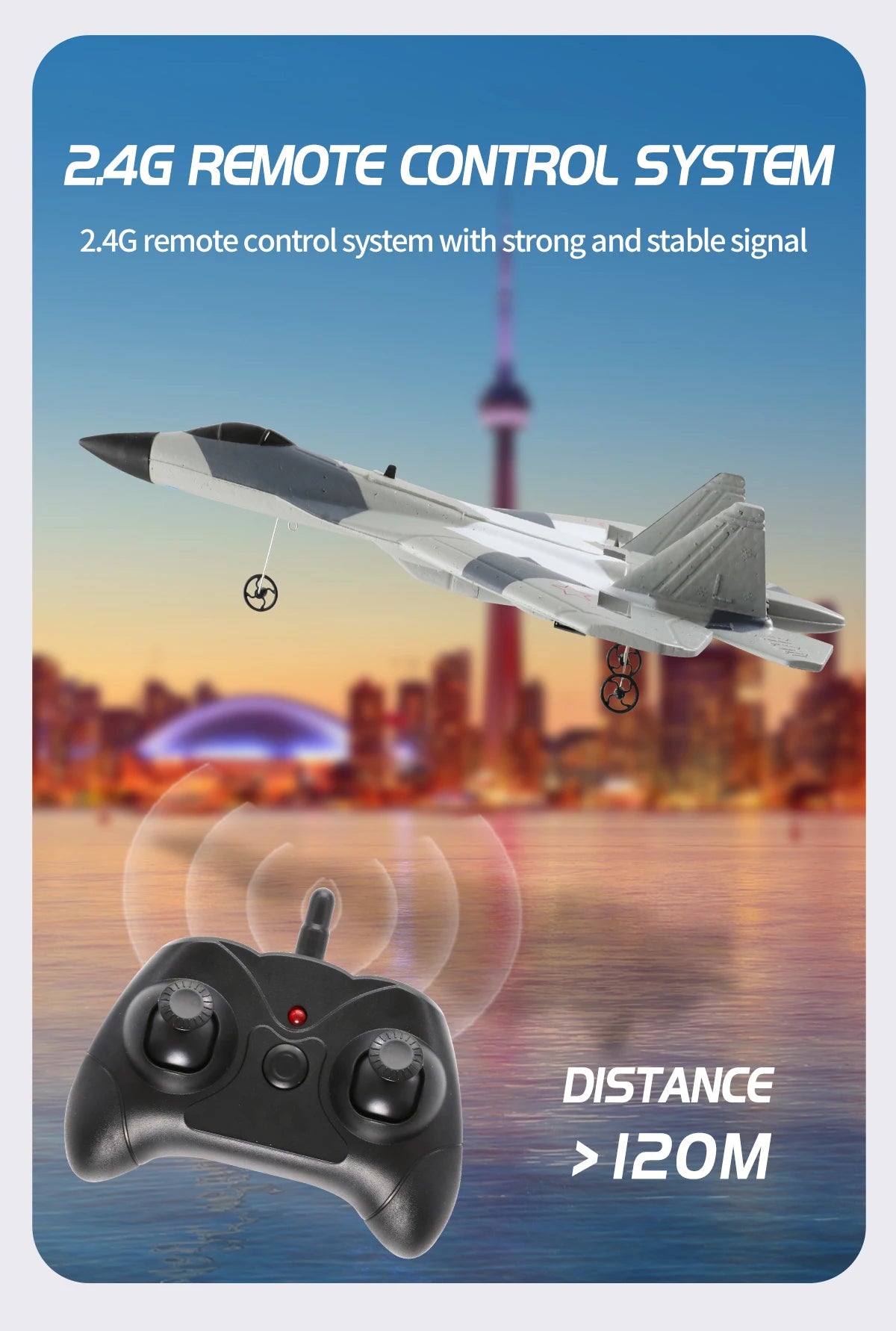 Remote Control Fighter Plane Glider Airplane Boys Toys