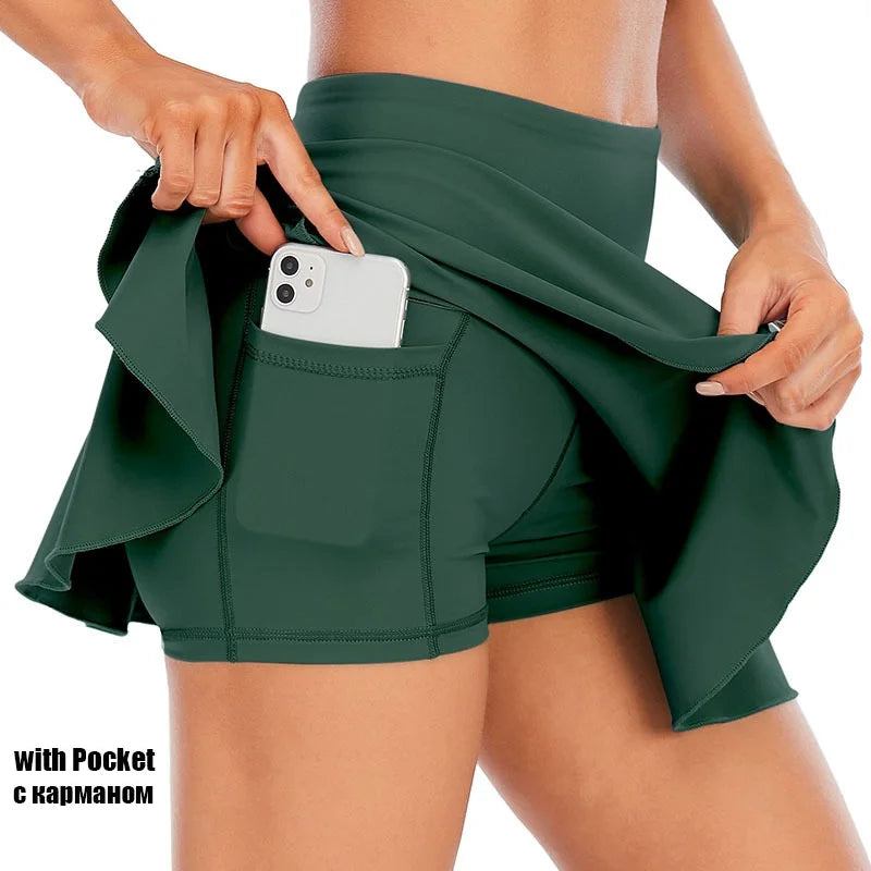 Tennis Skirts Women Golf Fitness Running Short Sport