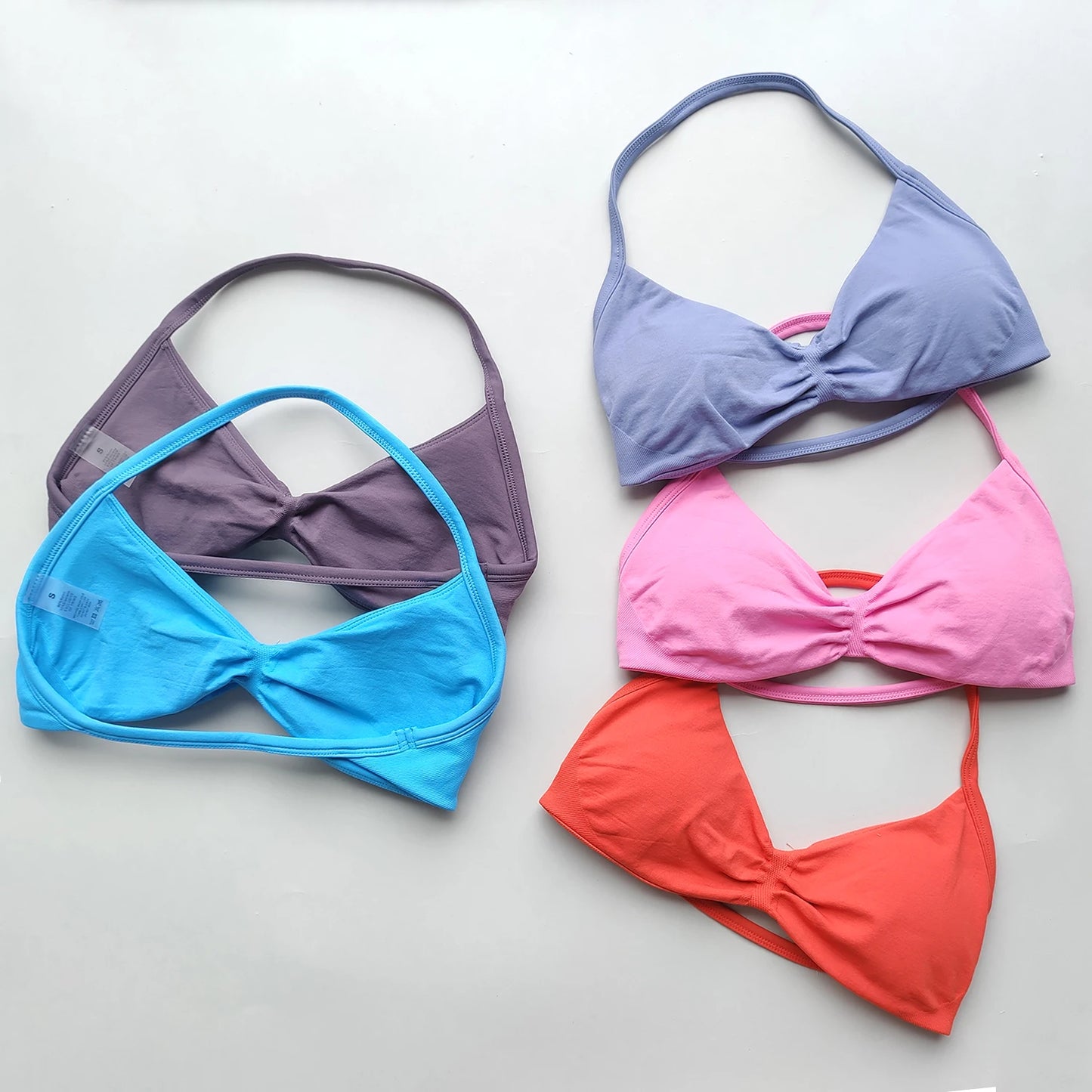 Women Workout Clothing Top Halter Sport Bras
