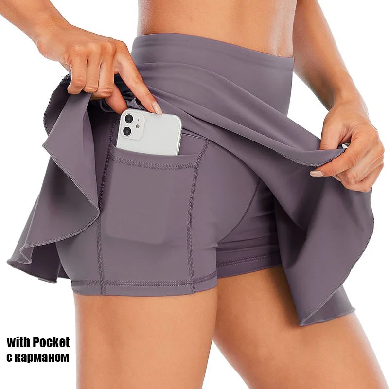 Tennis Skirts Women Golf Fitness Running Short Sport