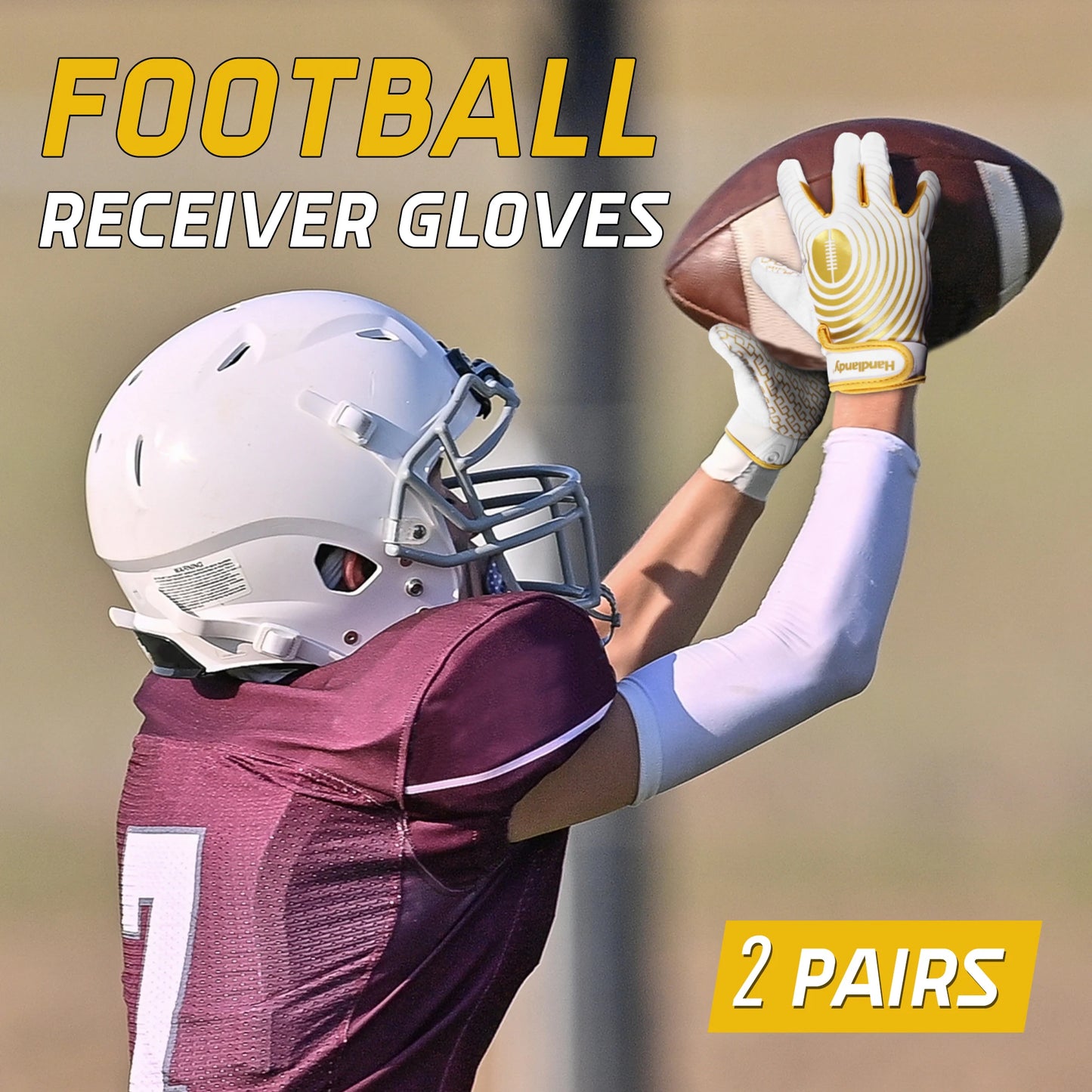 American Football Gloves, for Kids, Fit Rugby