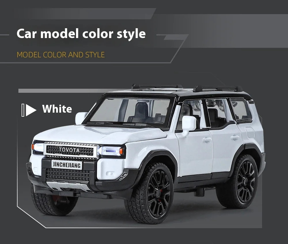 TOYOTA PRADO Diecast Model Collectibles Decorative Gift Boy