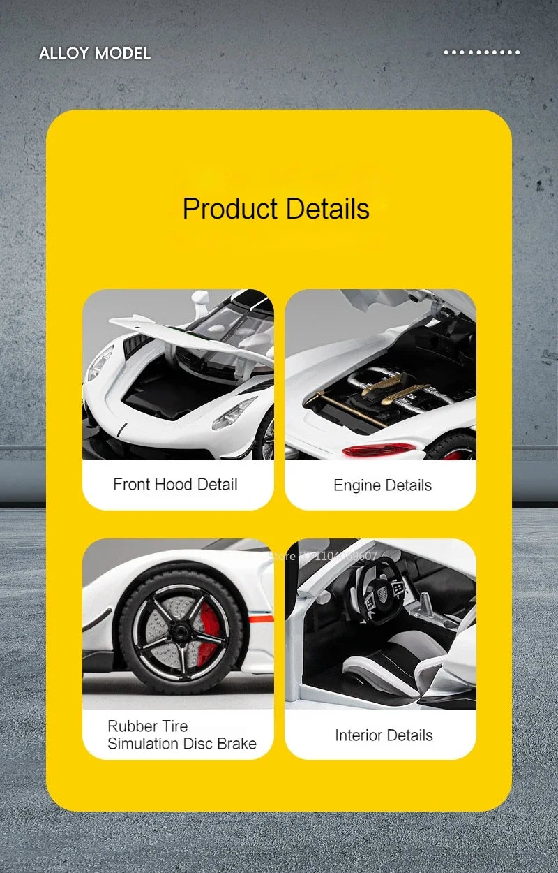 Diecast Light Music Sports Cars Gift Boys