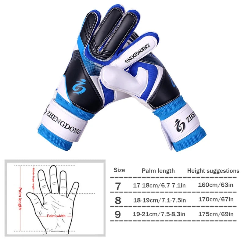 Adults Kids Professional Soccer Goalkeeper Gloves Football