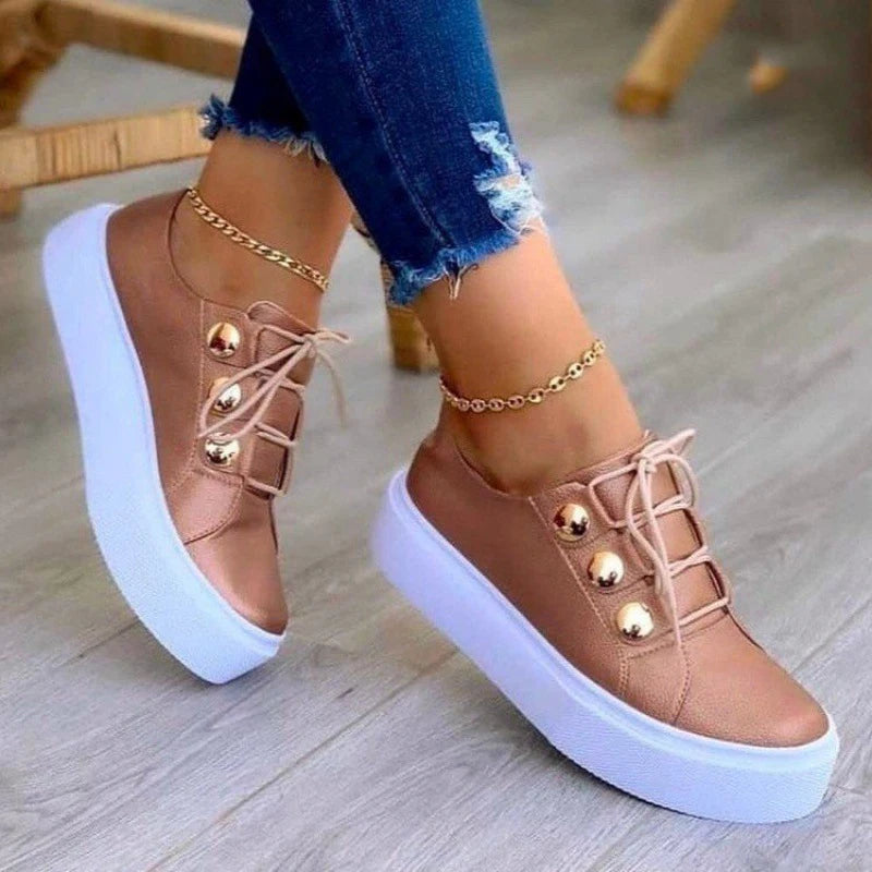 PLatform Shoes Plus Size Flats Women Slip On Tennis Shoes