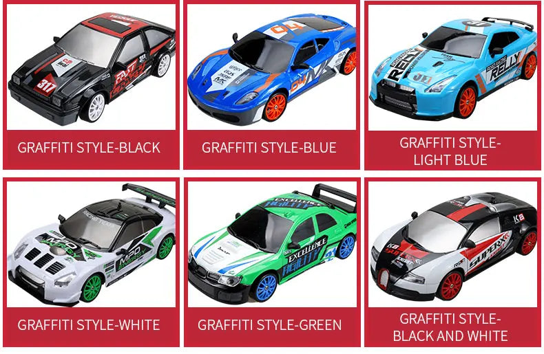 Mustang Remote Control Racing Car Replaceable Tire