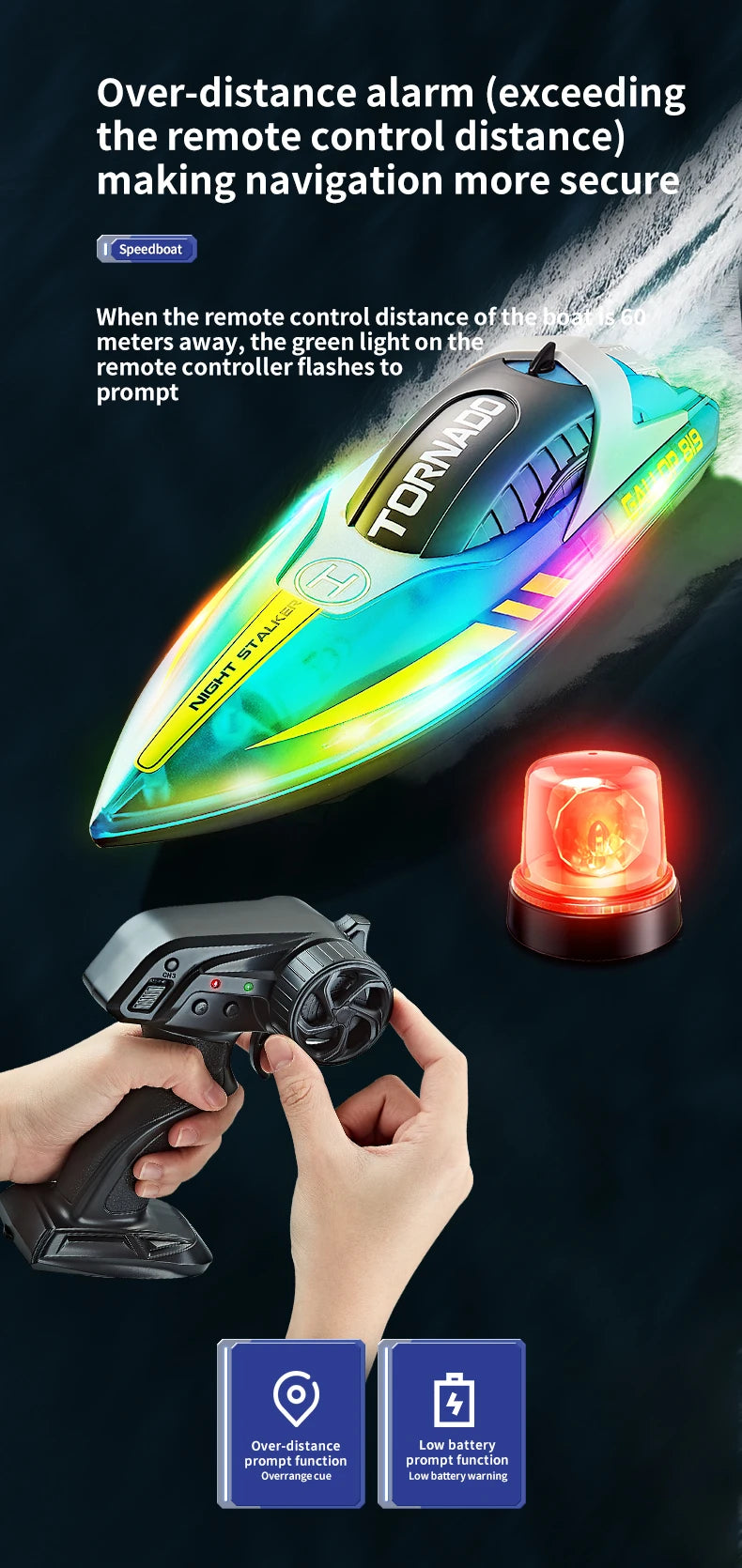 Water 2 Hours Endurance Speedboat Kids Toys Gifts