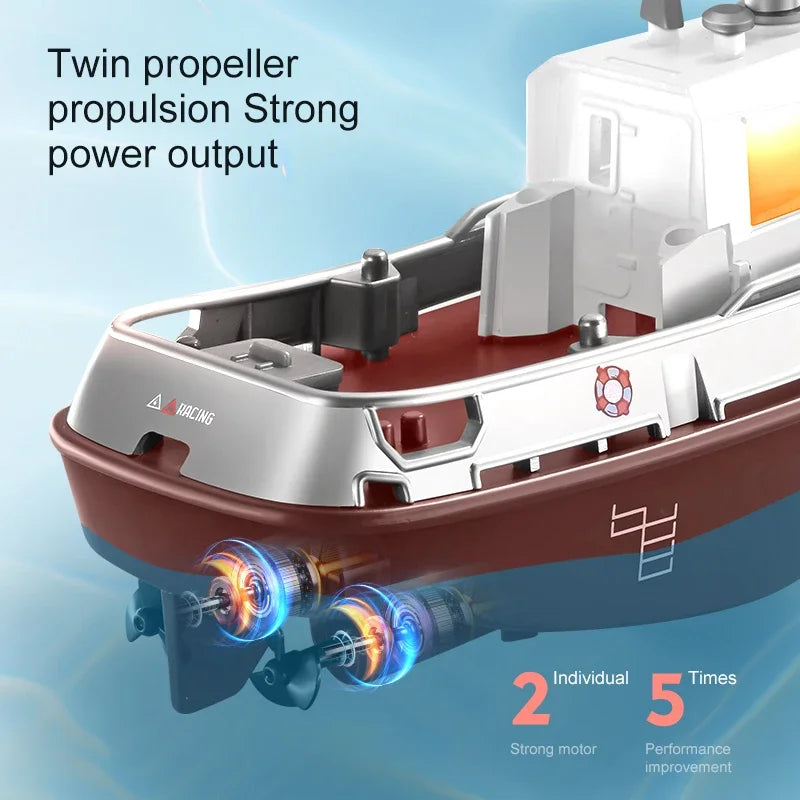 Remote Control Ship Electric Watercraft Model kid Gift