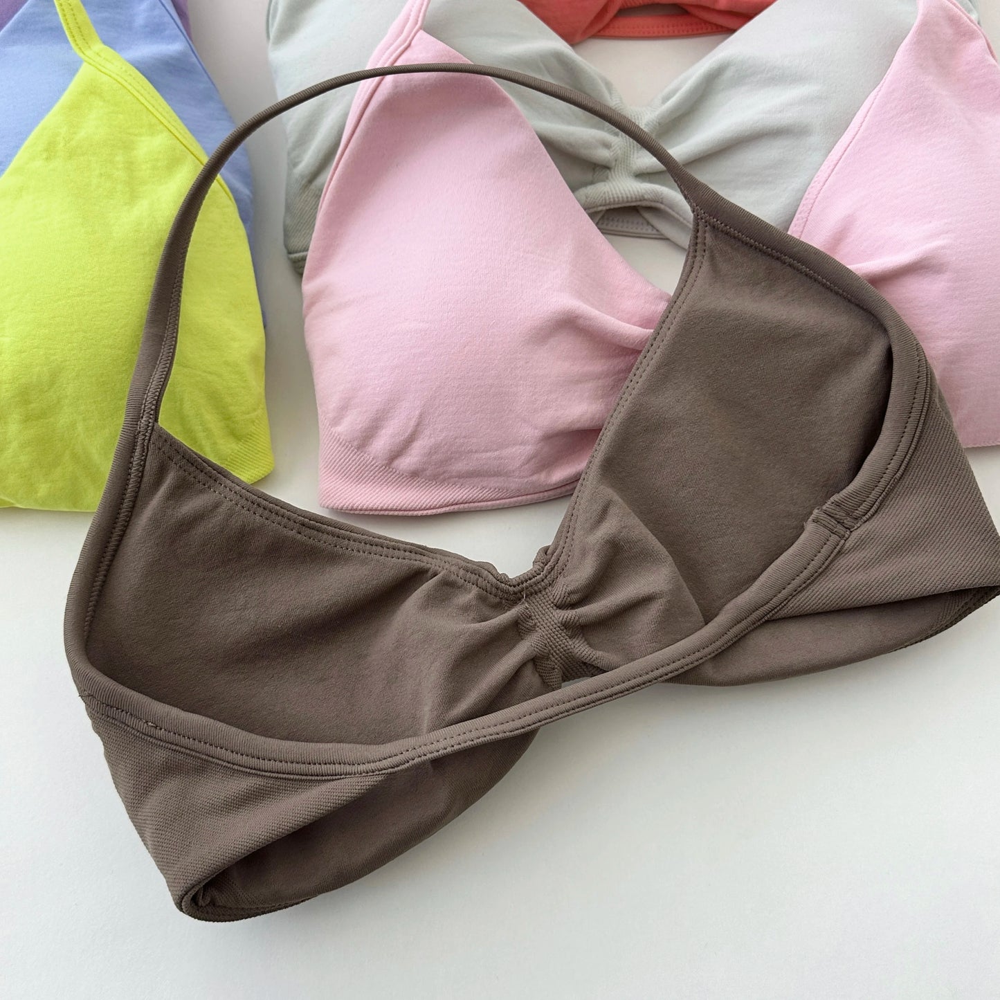 Women Workout Clothing Top Halter Sport Bras