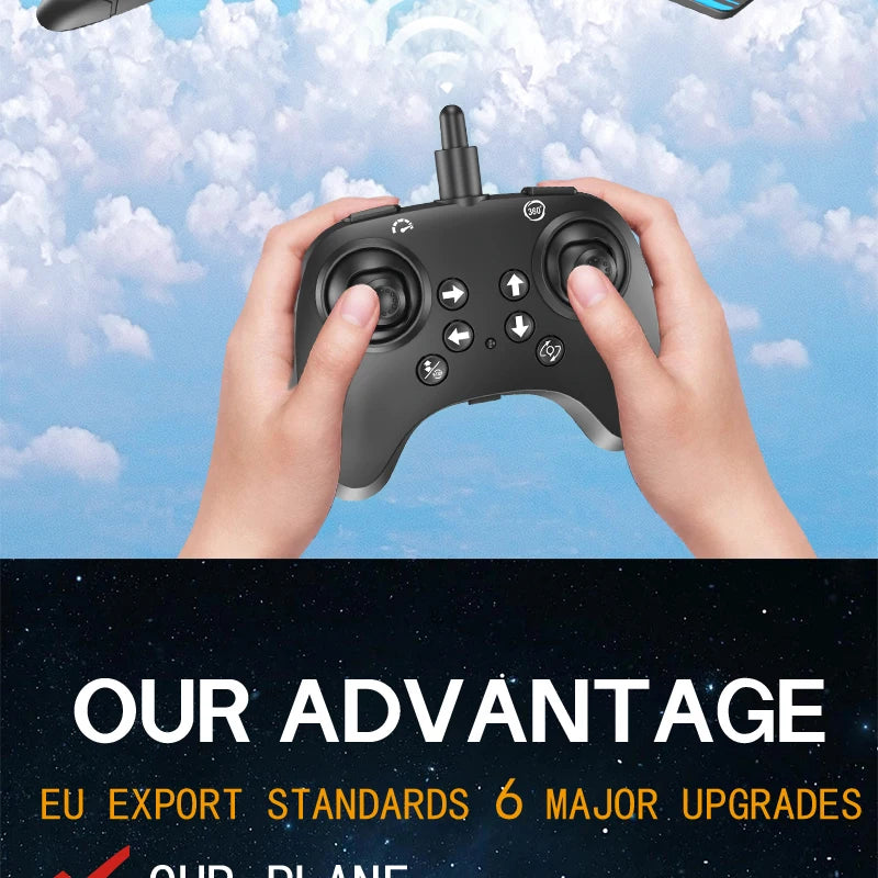 Remote Control Foam Fighter Airplane Toy With Light