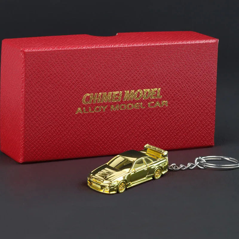 Diecast Keyring Electroplating Painting Keychains Boys Gifts Friends